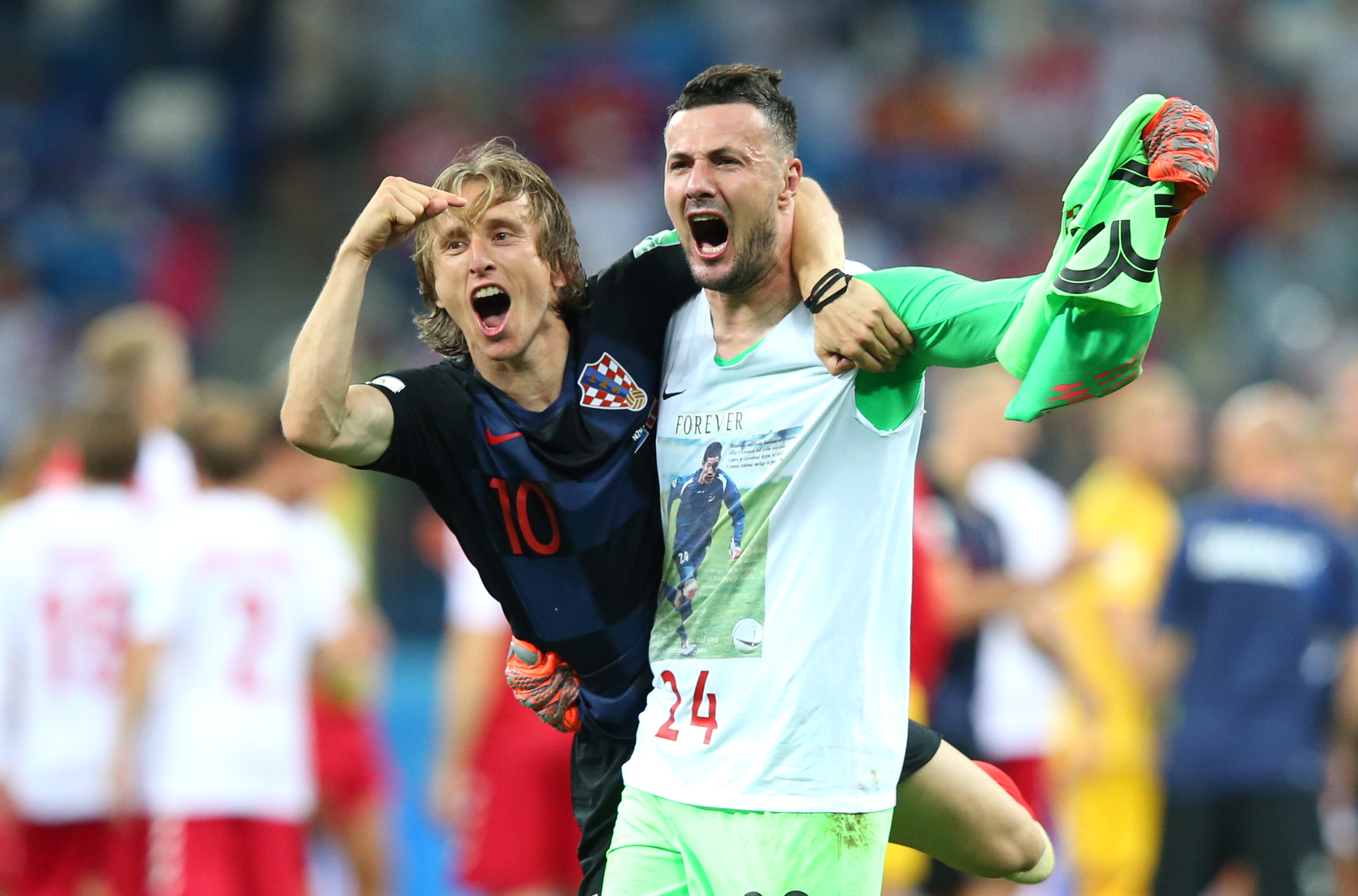 Mundial 2018. Chorwacja - Anglia. Luka Modrić - czarny ...