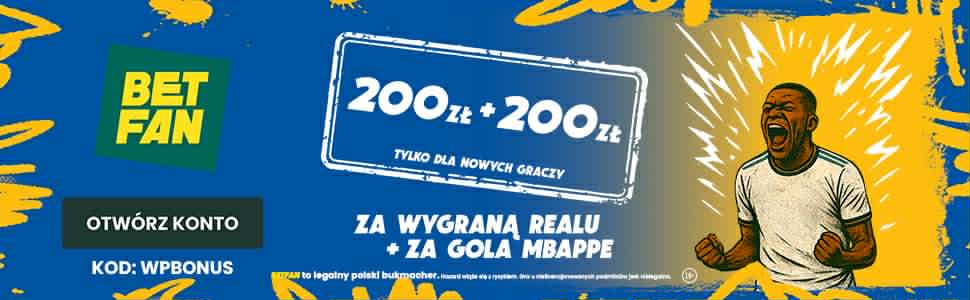 Betfan promocja 200 + 200y