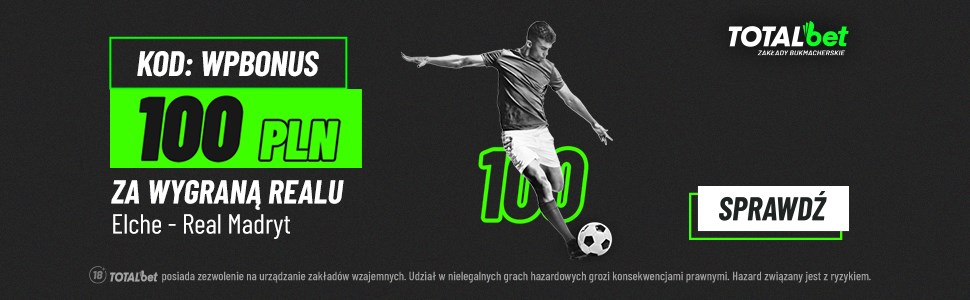 Totalbet promocja Real Madryt